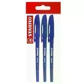 Bolígrafo, Re-Liner 868F, Punta Aguja 0.5 mm, Pack x 3, Azul