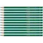 Lápices de Color, Original, Cuerpo Hexagonal, Mina 2.5 mm, Caja x 12 Unds.,  Verde Esmeralda