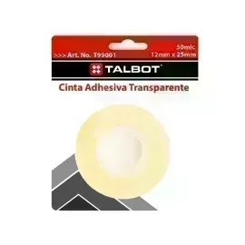 Cinta Adh. Transparente, 19 mm x 33 m, Blister x 1 Und. T-99001