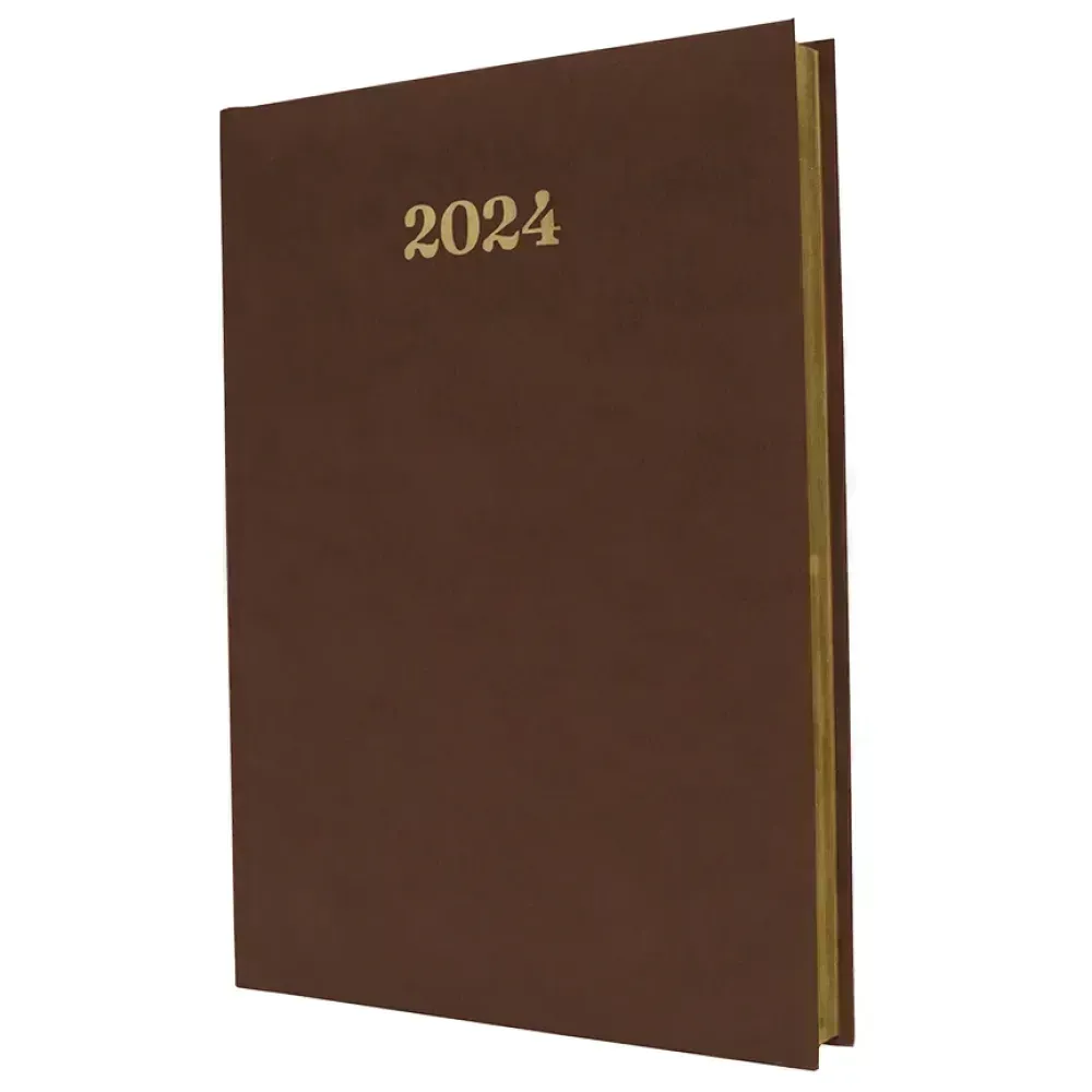 Agenda, SIDNEY ORO, borde dorado, 17.20 cm x 24.00 cm