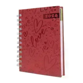 Agenda, ESPIRAL DISEÑOS diaria 11.60 cm x 16.50 cm