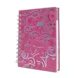 Agenda, ESPIRAL DISEÑOS diaria 11.60 cm x 16.50 cm