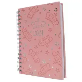 Agenda, ESPIRAL DISEÑOS, diaria  14.50 cm x 20.50 cm