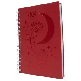 Agenda, ESPIRAL DISEÑOS, diaria  14.50 cm x 20.50 cm