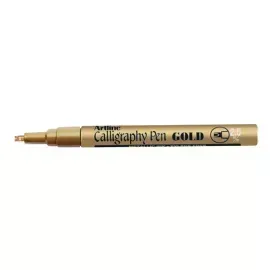 Marc. Pintura, Metálicos, 2.5 mm - Caligrafia, Dorado, 1 Und.