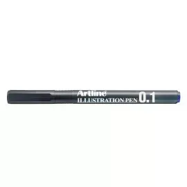 Tiralineas, Ilustration Pen, 0.1 mm, Azul, 1 Und.
