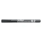Tiralineas, Ilustration Pen, 0.2 mm, Negro, 1 Und.