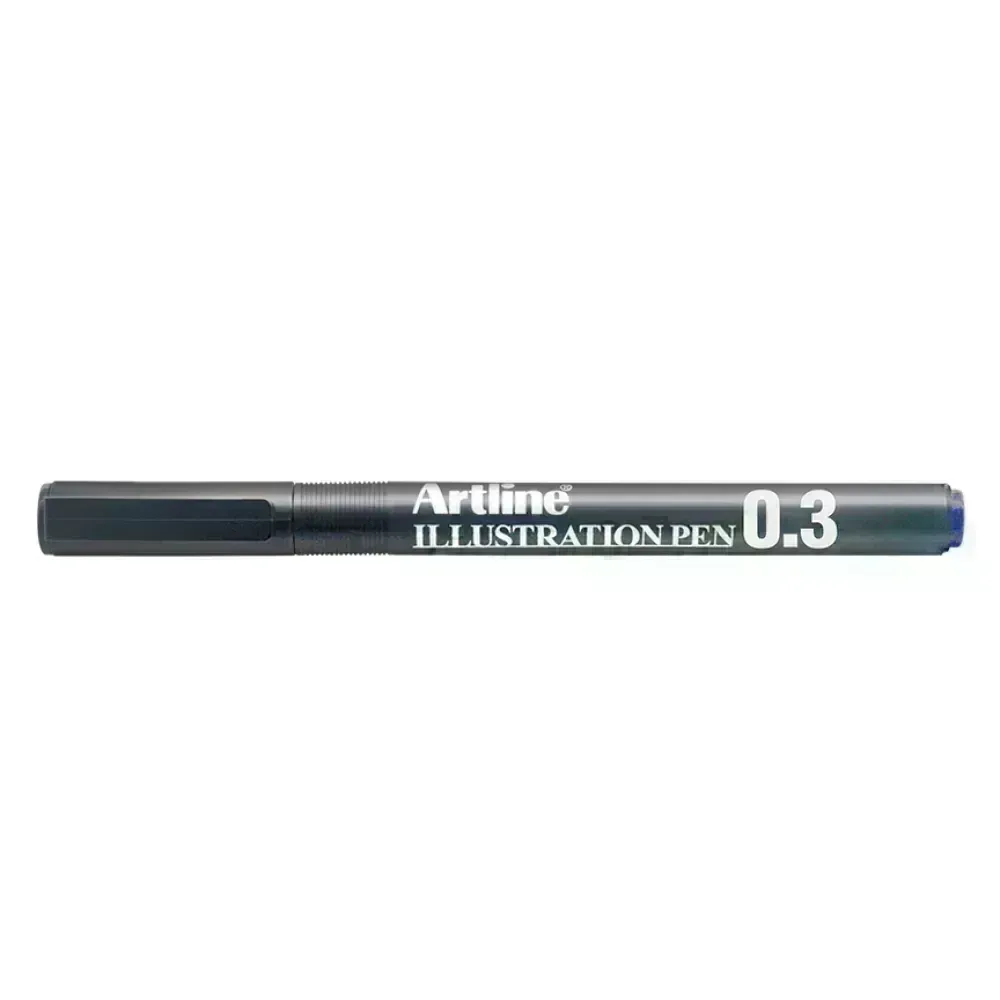 Tiralineas, Ilustration Pen, 0.3 mm, Azul, 1 Und.