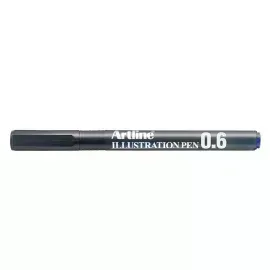 Tiralineas, Ilustration Pen, 0.6 mm, Azul, 1 Und.