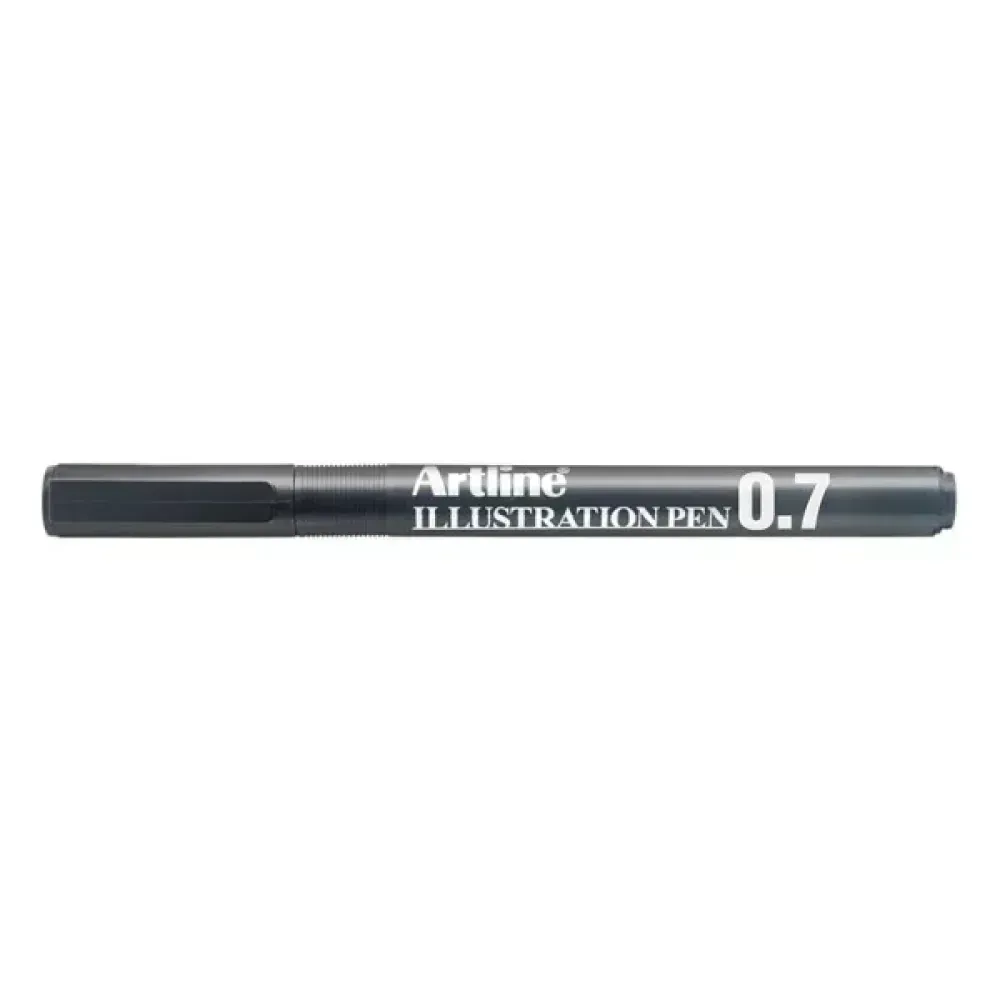 Tiralineas, Ilustration Pen, 0.7 mm, Negro, 1 Und.