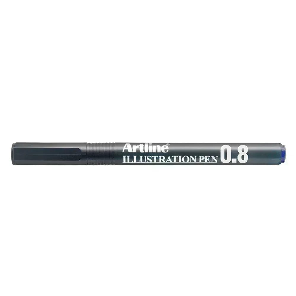 Tiralineas, Ilustration Pen, 0.8 mm, Azul, 1 Und.