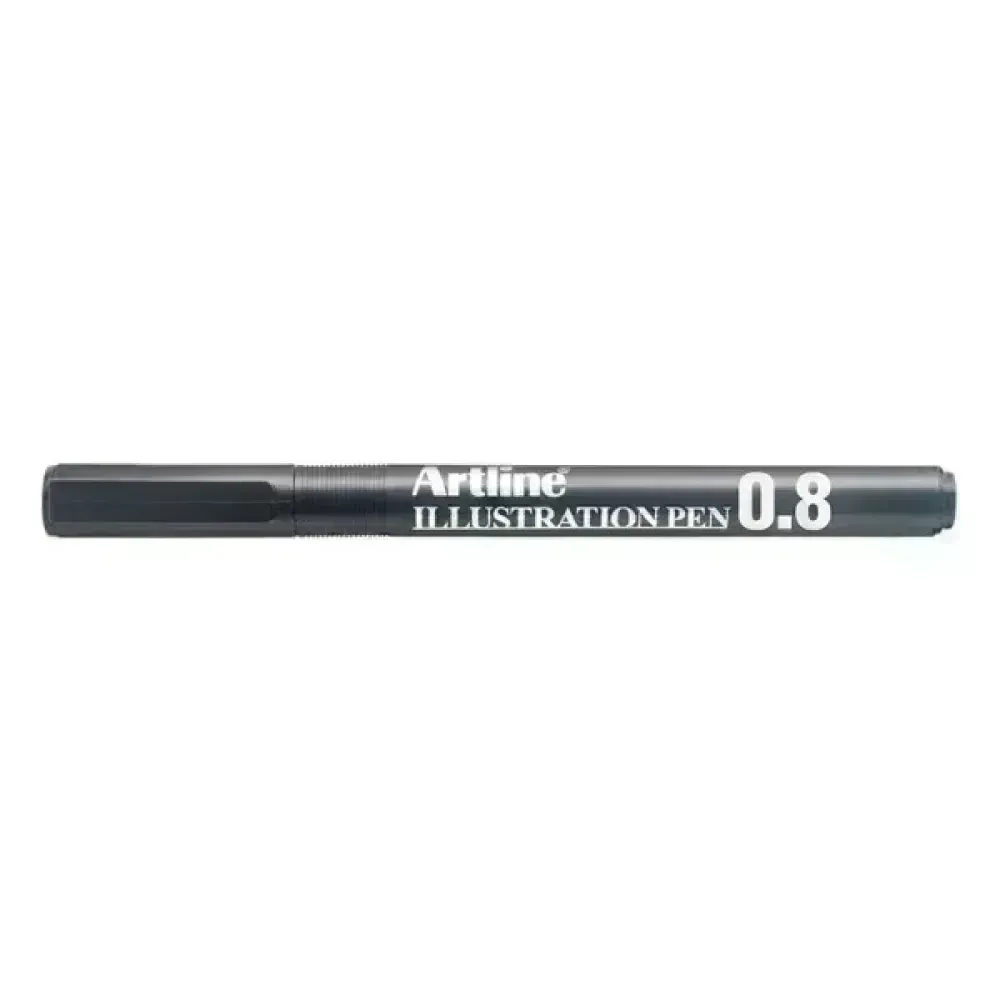 Tiralineas, Ilustration Pen, 0.8 mm, Negro, 1 Und.