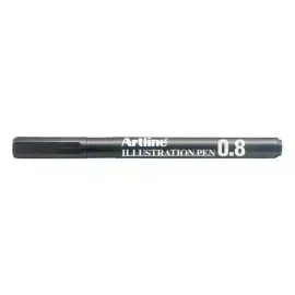 Tiralineas, Ilustration Pen, 0.8 mm, Negro, 1 Und.