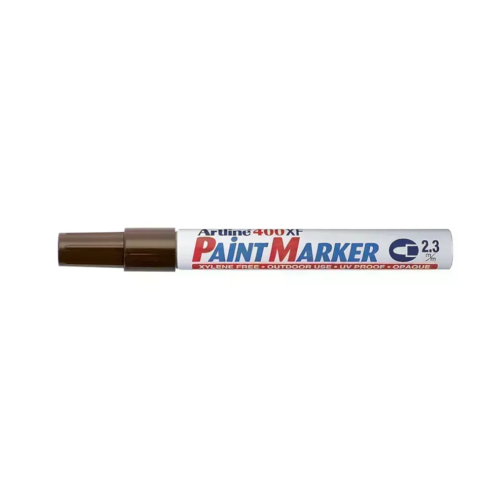 Marc. Pintura, Paint Marker 400XF, 2.3 mm, Marrón, 1 Und