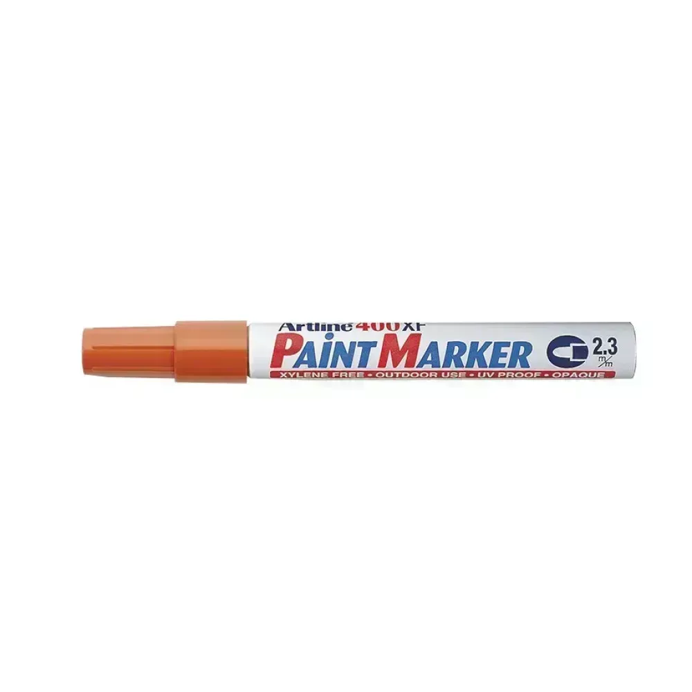 Marc. Pintura, Paint Marker 400XF, 2.3 mm, Naranja, 1 Und