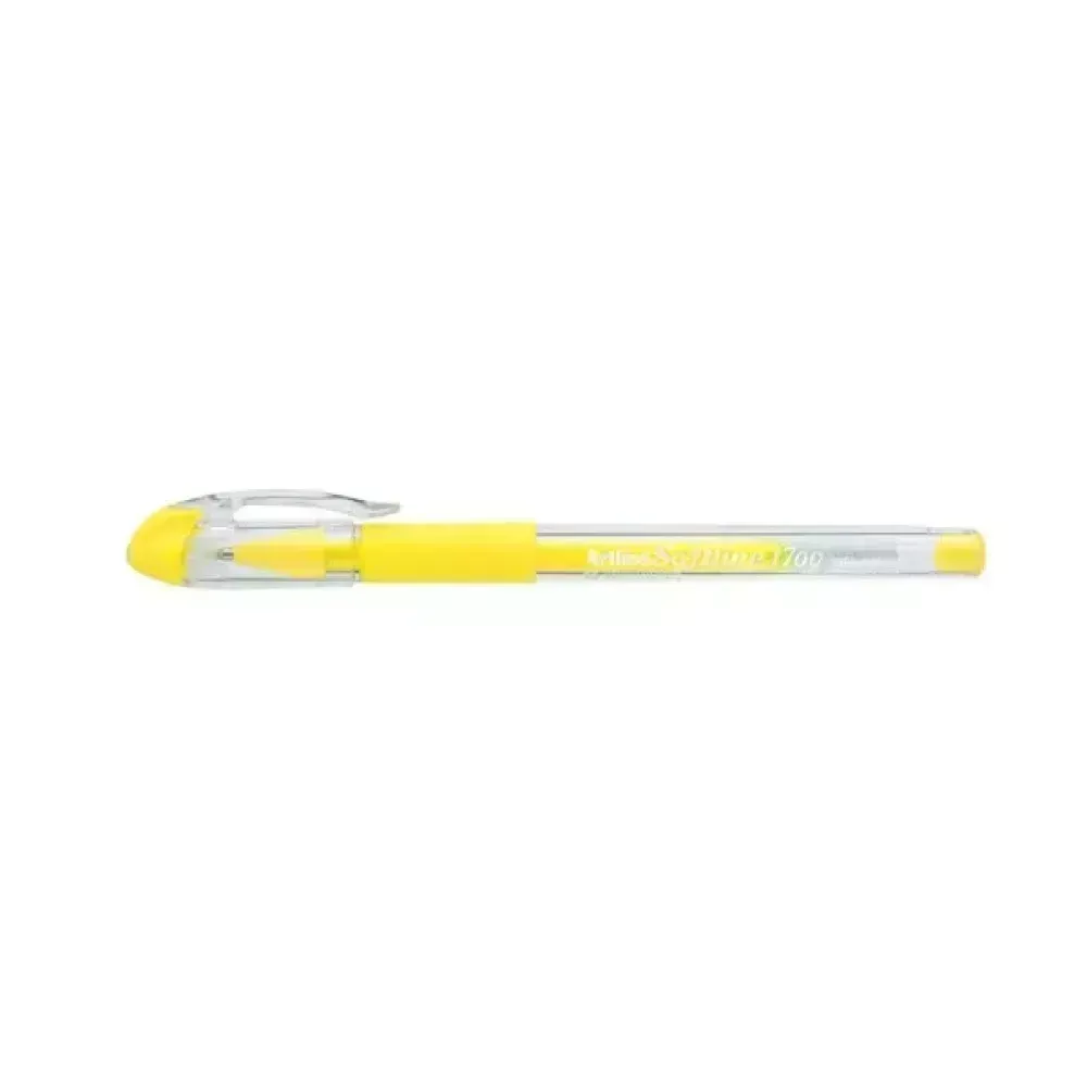 Boligrafo Gel, EGB1700, 0.7 mm, Amarillo Fluo, 1 Und.