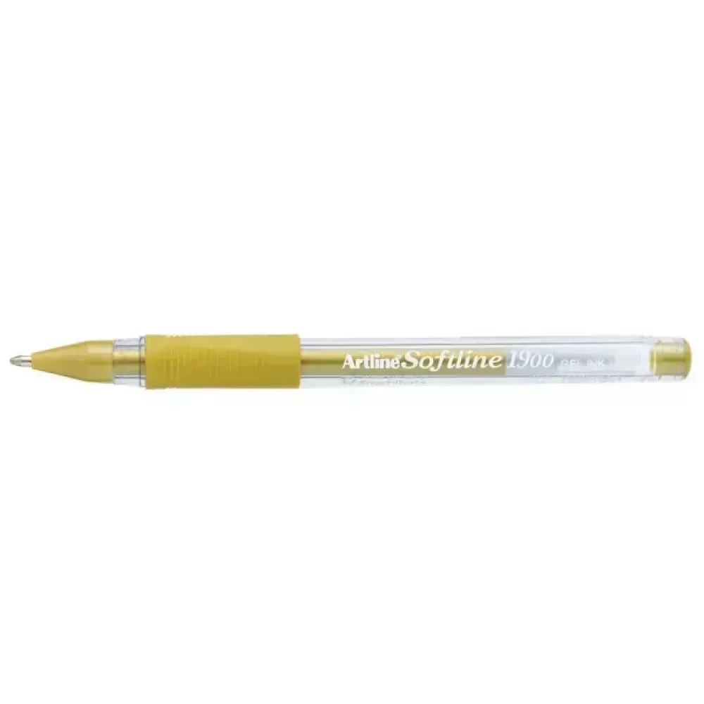 Boligrafo Gel, EGB1900, 1.0 mm, Dorado, 1 Und.