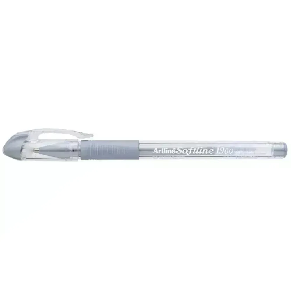 Boligrafo Gel, EGB1900, 1.0 mm, Plateado, 1 Und.
