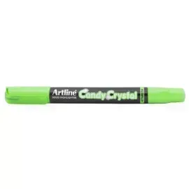 Resaltador Seco, Candy Crystal, Verde Fluo, 1 Und