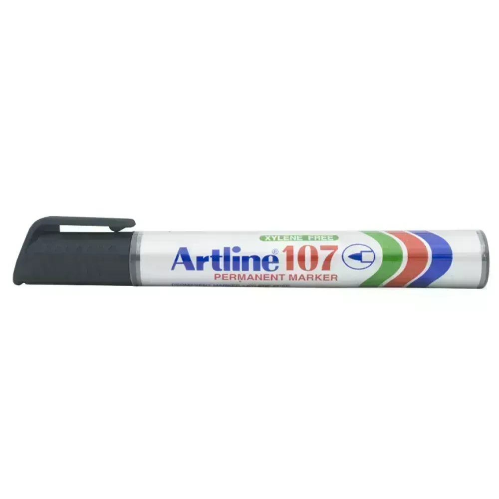 Marc. Permanentes, Punta Red. 1.5 mm, Negro, 1 Und