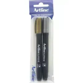 Marc. Permanente, Supreme Metálicos, 1.0 mm, Pack x 2 Unds. Dor-Plat