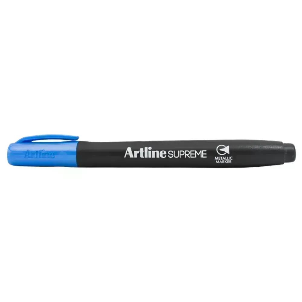 Marc. Permanente, Supreme Metálicos, 1.0 mm, Azul, 1 Und.