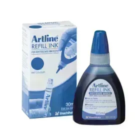 Tinta Recarga p. Marc. Pizarra,  Bot x 30 mL, Azul, 1 Und.