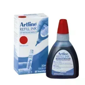 Tinta Recarga p. Marc. Pizarra,  Bot x 30 mL, Rojo, 1 Und.