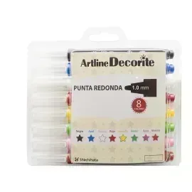 Marcadores, Decorite, 1.0 mm, Est x 8 Unds. Colores Básicos
