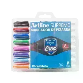 Marc. Pizarra, Supreme, P. Red. 1.5 mm, Estuche x 8 Unds. Col. Surt.