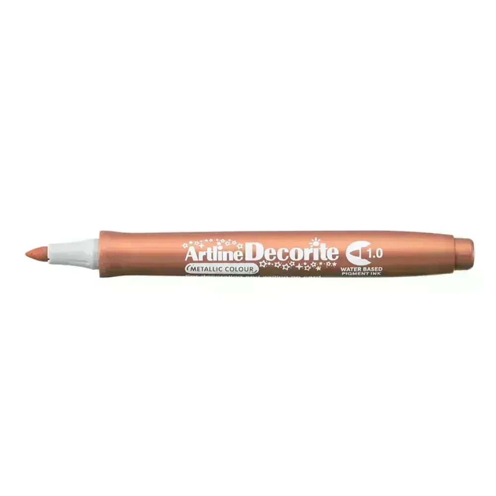 Marcadores, Decorite, 1.0 mm, Bronce Metálico, 1 Und. 