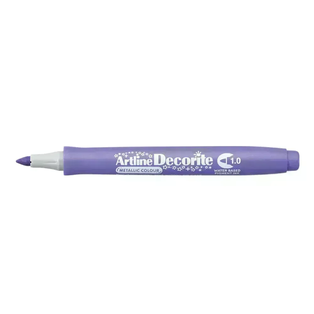 Marcadores, Decorite, 1.0 mm, Morado Metálico, 1 Und. 