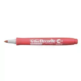 Marcadores, Decorite, 1.0 mm, Rojo Metálico, 1 Und. 