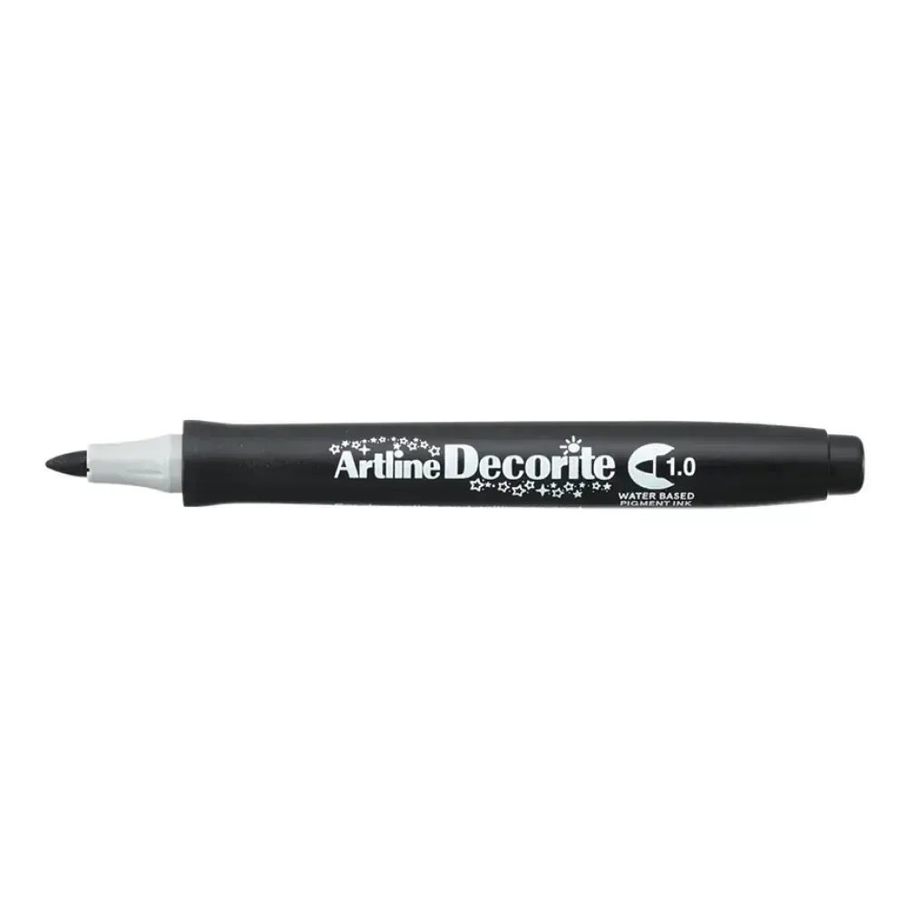 Marcadores, Decorite, 1.0 mm, Negro, 1 Und. 