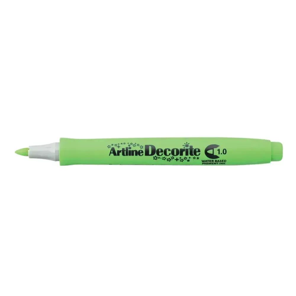 Marcadores, Decorite, 1.0 mm, Verde Claro, 1 Und. 