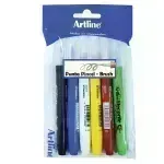 Marcadores, Decorite, Brush/Pincel, Pack x 6 Unds. Colores Básicos