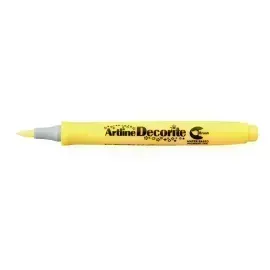 Marcadores, Decorite, Brush/Pincel, Amarillo, 1 Und. 