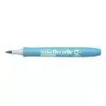 Marcadores, Decorite, Brush/Pincel, Azul Metálico, 1 Und. 