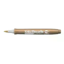 Marcadores, Decorite, Brush/Pincel, Dorado Metálico, 1 Und. 