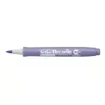 Marcadores, Decorite, Brush/Pincel, Morado Metálico, 1 Und. 