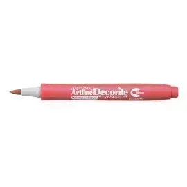 Marcadores, Decorite, Brush/Pincel, Rojo Metálico, 1 Und. 