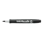 Marcadores, Decorite, Brush/Pincel, Negro, 1 Und. 