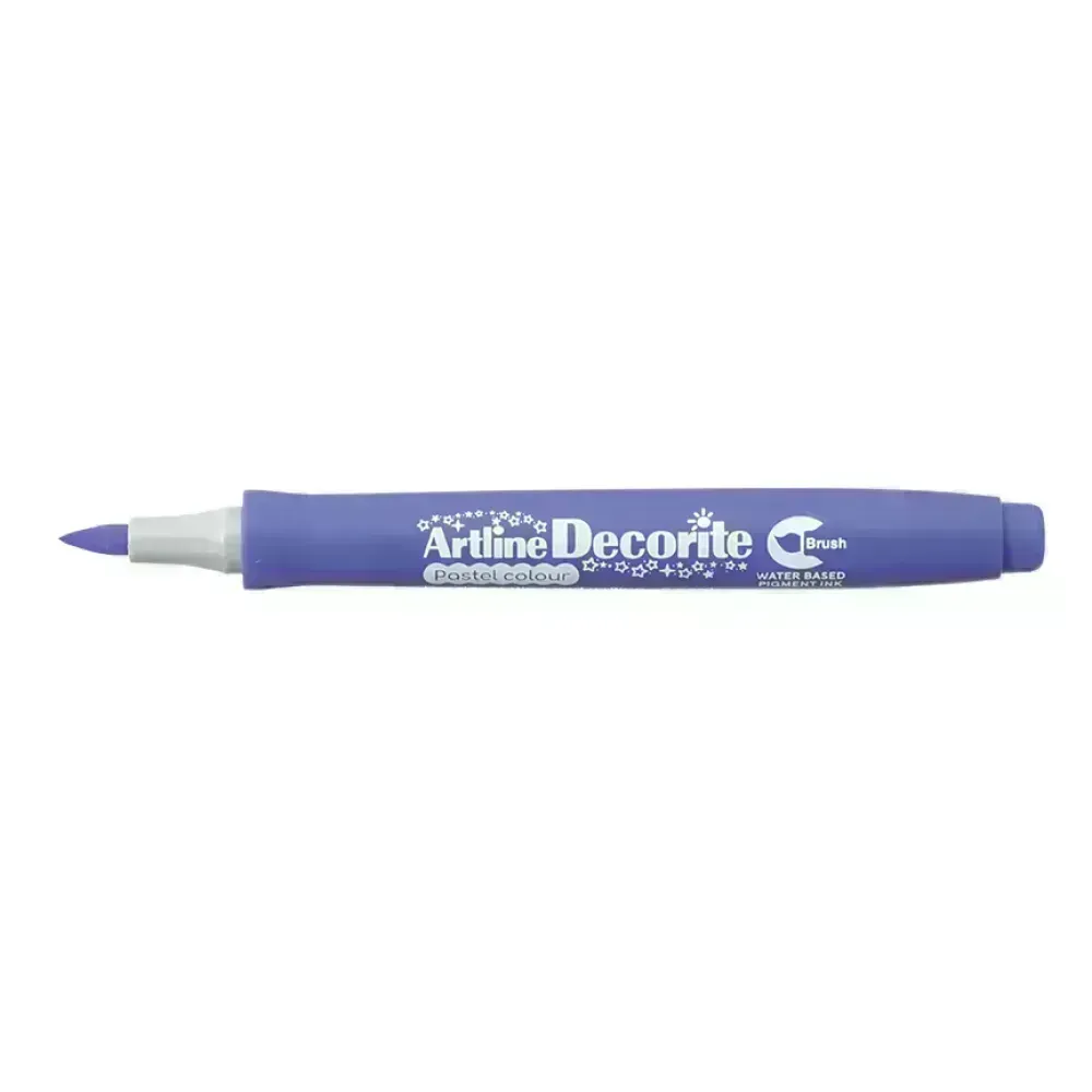 Marcadores, Decorite, Brush/Pincel, Morado Pastel, 1 Und. 