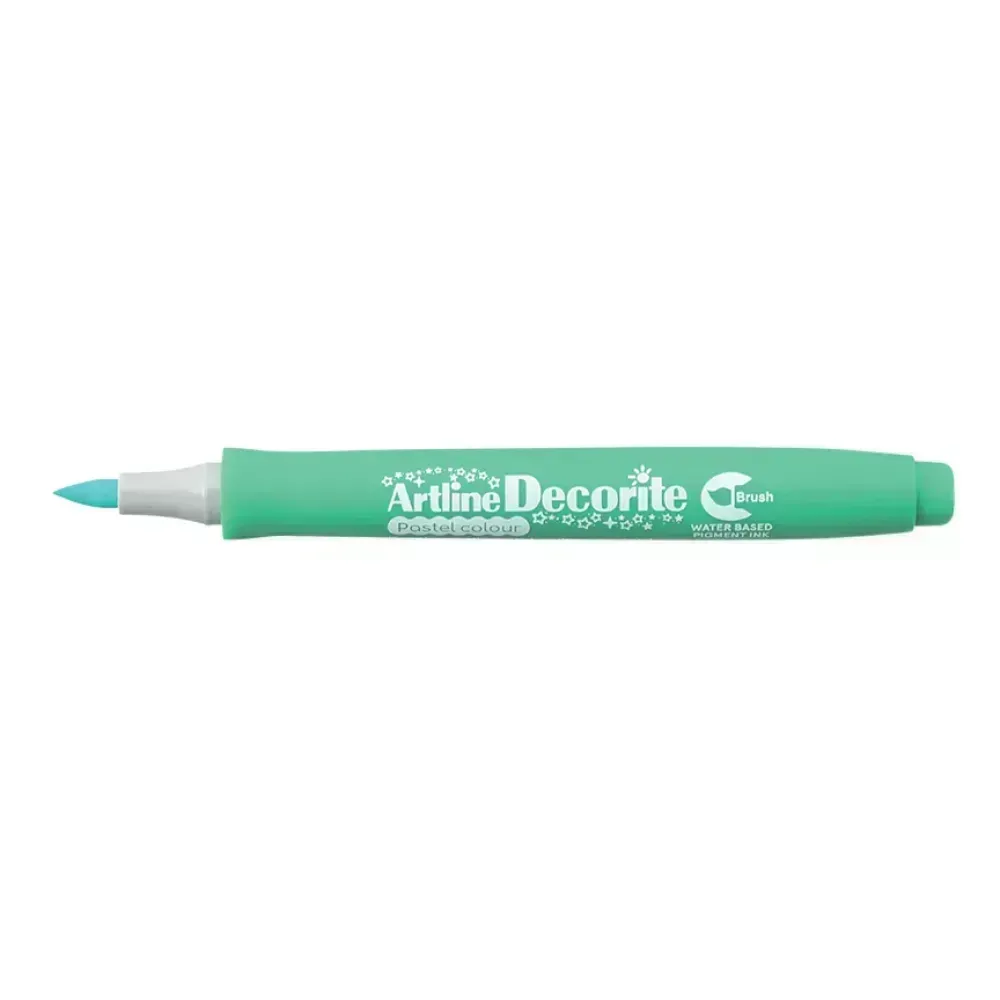 Marcadores, Decorite, Brush/Pincel, Verde Pastel, 1 Und. 