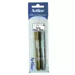 Marcadores, Decorite, Brush/Pincel, Pack x 2 Unds. Dor y Plat