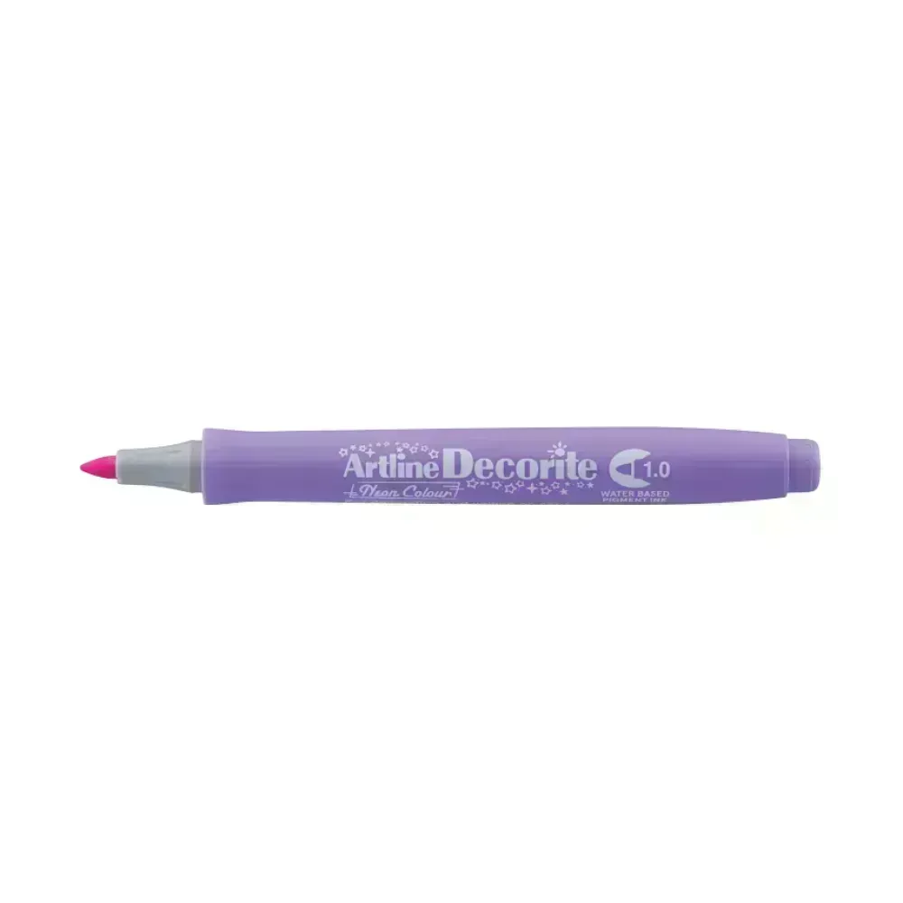 Marcadores, Decorite, 1.0 mm, Morado Neón, 1 Und. 
