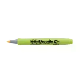 Marcadores, Decorite, 1.0 mm, Amarillo Neón, 1 Und. 