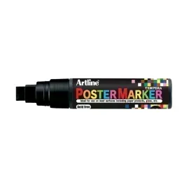 Marcadores, Poster Marker, 12.0 mm, Negro, 1 Und