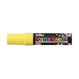 Marcadores, Poster Marker, 12.0 mm, Amarillo Neón, 1 Und