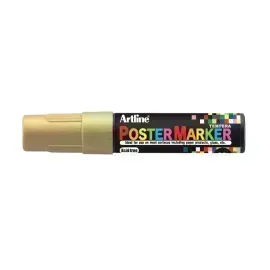 Marcadores, Poster Marker, 12.0 mm, Dorado Metálico, 1 Und